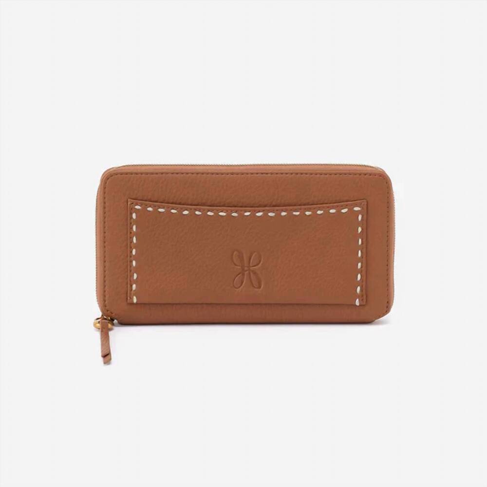 NEW HOBO women's hart large wallet in warm honey